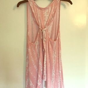 Tie back tank top